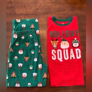 Cute Christmas pajama set